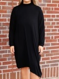 Black loose fitting dress