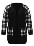 Cardigan with rotator sleeves