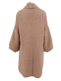 Casual knitted long cardigan