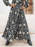 Casual printed flared pants