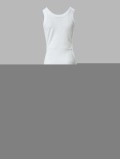 Casual solid color sleeveless drawstring dress