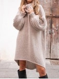 Casual Wide puff sleeves sweater