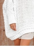 Knit crew neck sweater