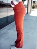 Colored Mid Rise Slim Fit Jeans