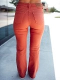 Colored Mid Rise Slim Fit Jeans