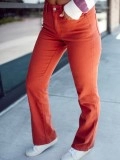 Colored Mid Rise Slim Fit Jeans