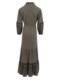 Holiday style long sleeved dress