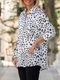 Ivory Panther Pattern Shirt