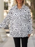 Ivory Panther Pattern Shirt