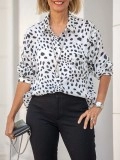 Ivory Panther Pattern Shirt