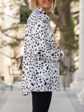 Ivory Panther Pattern Shirt