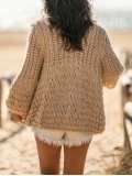 large sequins Knitted cardigan