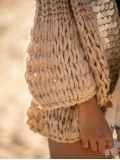 large sequins Knitted cardigan