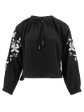 long sleeve embroidered shirt