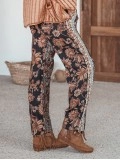Loose Print Casual Breeze Trousers