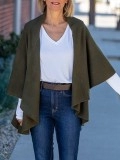 Olive Cloak Vest
