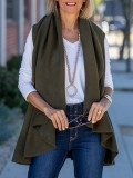 Olive Cloak Vest