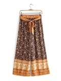 Printed loose fitting casual pants
