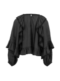 Round neck Long sleeved blouses