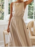 Women Casual Elegant Linen Dress