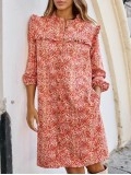 Women Casual Elegant Print Dress