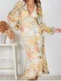 Women Casual Elegant Print Dress