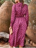 Women Casual Elegant Print Dress