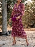 Women Casual Elegant Print Dress