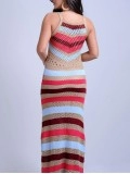 Women Casual Elegant Print Sweater Dress