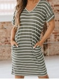 Women Casual Elegant T Shirts Dress