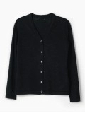 Women's black elegant knitted sweater