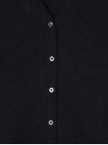 Women's black elegant knitted sweater