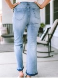 Women's Casual Washed Flared Jeans