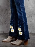 Women's Daisy Print Jeans