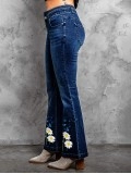 Women's Daisy Print Jeans