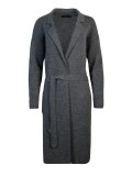 Women's gray elegant knitted sweater