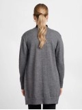 Women's gray elegant knitted sweater