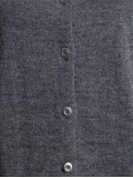 Women's gray woven wool sweater