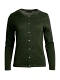 Women's green knitted sweater