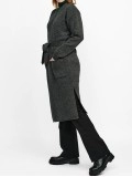 Women's grey elegant knitted sweater