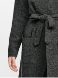 Women's grey elegant knitted sweater
