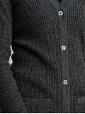 Women's grey elegant knitted sweater
