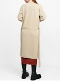 Women's khaki elegant knitted sweater