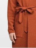 Women's Mocha Brown Elegant Knitted Sweater