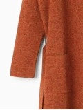 Women's Mocha Brown Elegant Knitted Sweater
