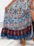 Women's Off Shoulder Split Holiday Dress