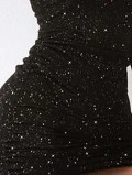 Women's Sequin Patchwork Dress