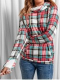 Women's Simple Plaid Hoodie