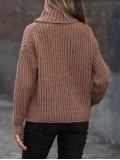 Women's turtleneck autumn and winter long sleeve sweater